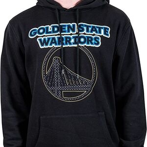 Golden State Warriors Men's XXL Black Hooded Sweatshirt Hoodie NBA